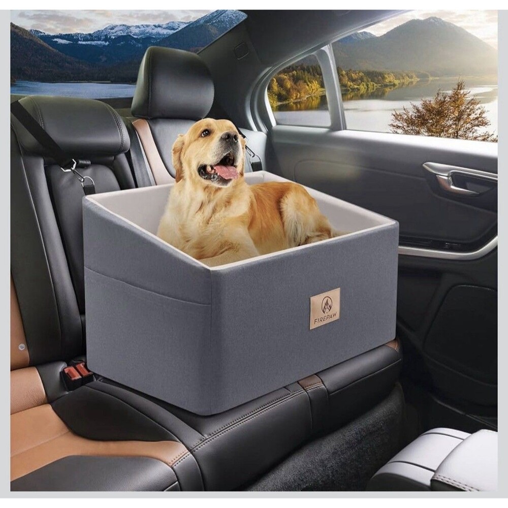 PAWBOSE Dog Car Seat for Large Dogs, Dog Booster Seat Under 55Lb, Washable NEW - Picture 4 of 16